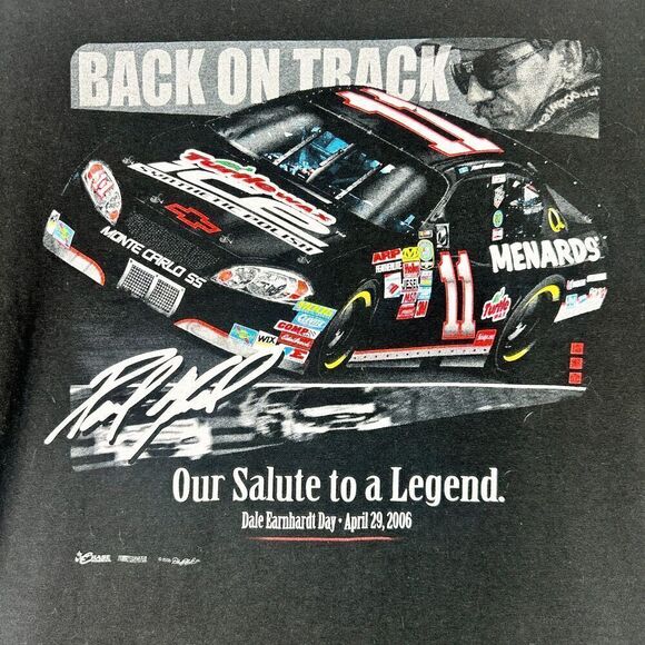 Chase Authentics Dale Earnhardt Salute To A Legend 2006 Tee Size 2XL - Picture 3 of 5